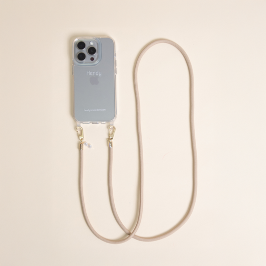 BEIGE FLEX KOORD MET CASE