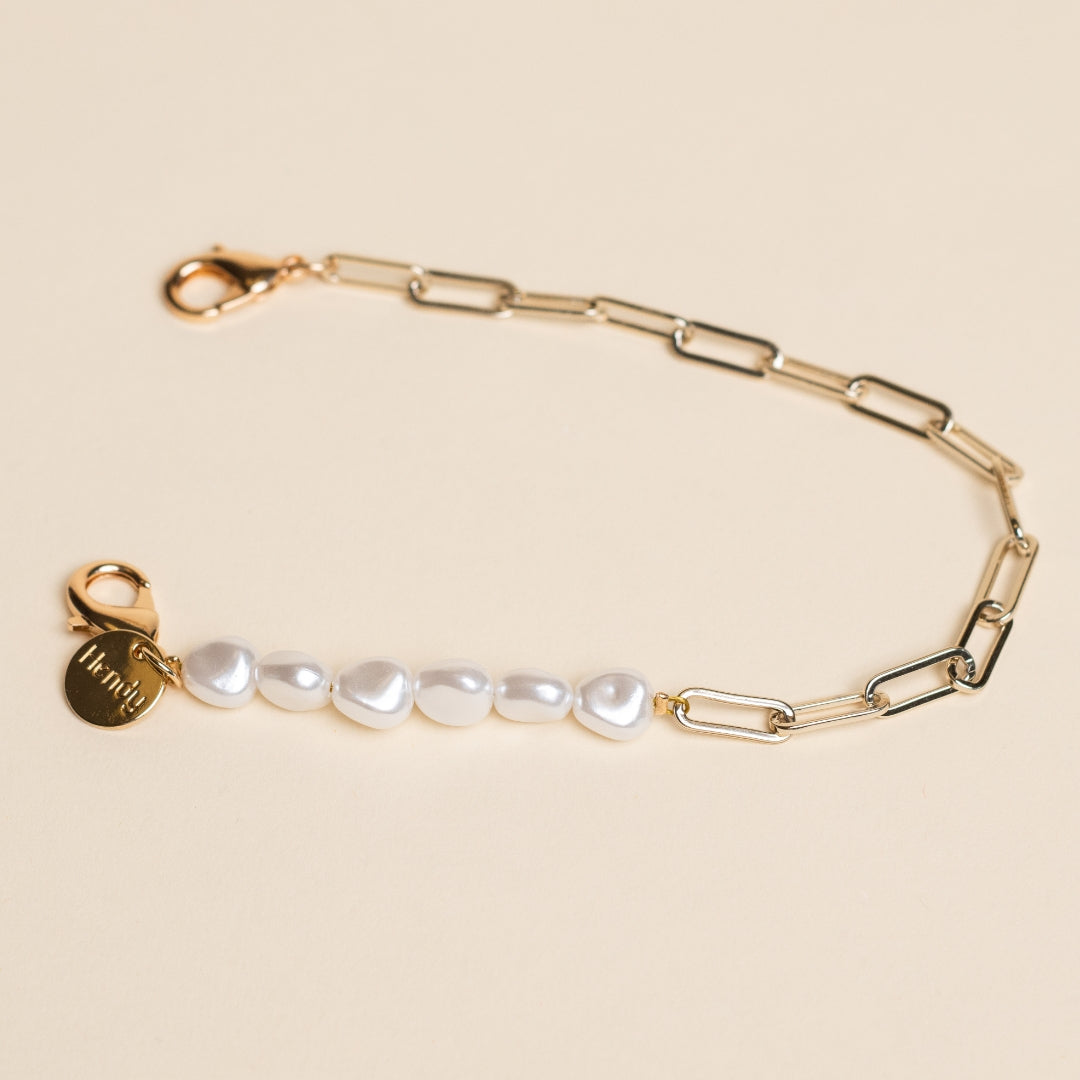 Pearl Gold Short Telefoonketting