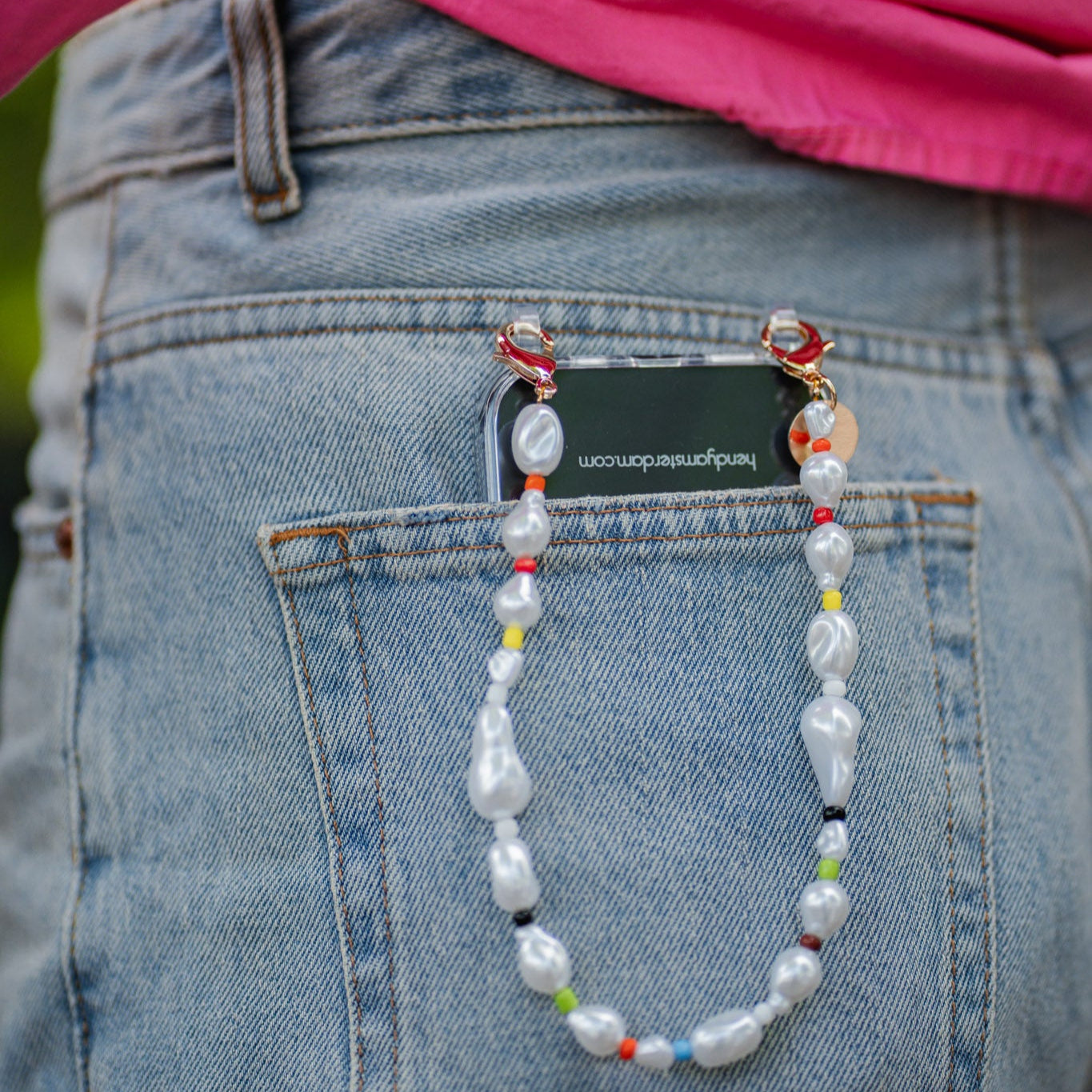 PEARL PARADISE SHORT KOORD MET CASE