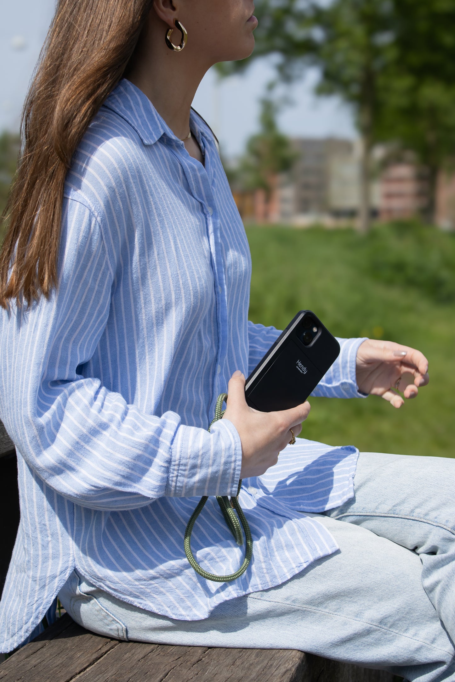 ARMY GREEN KOORD MET SOPHISTICATED CASE