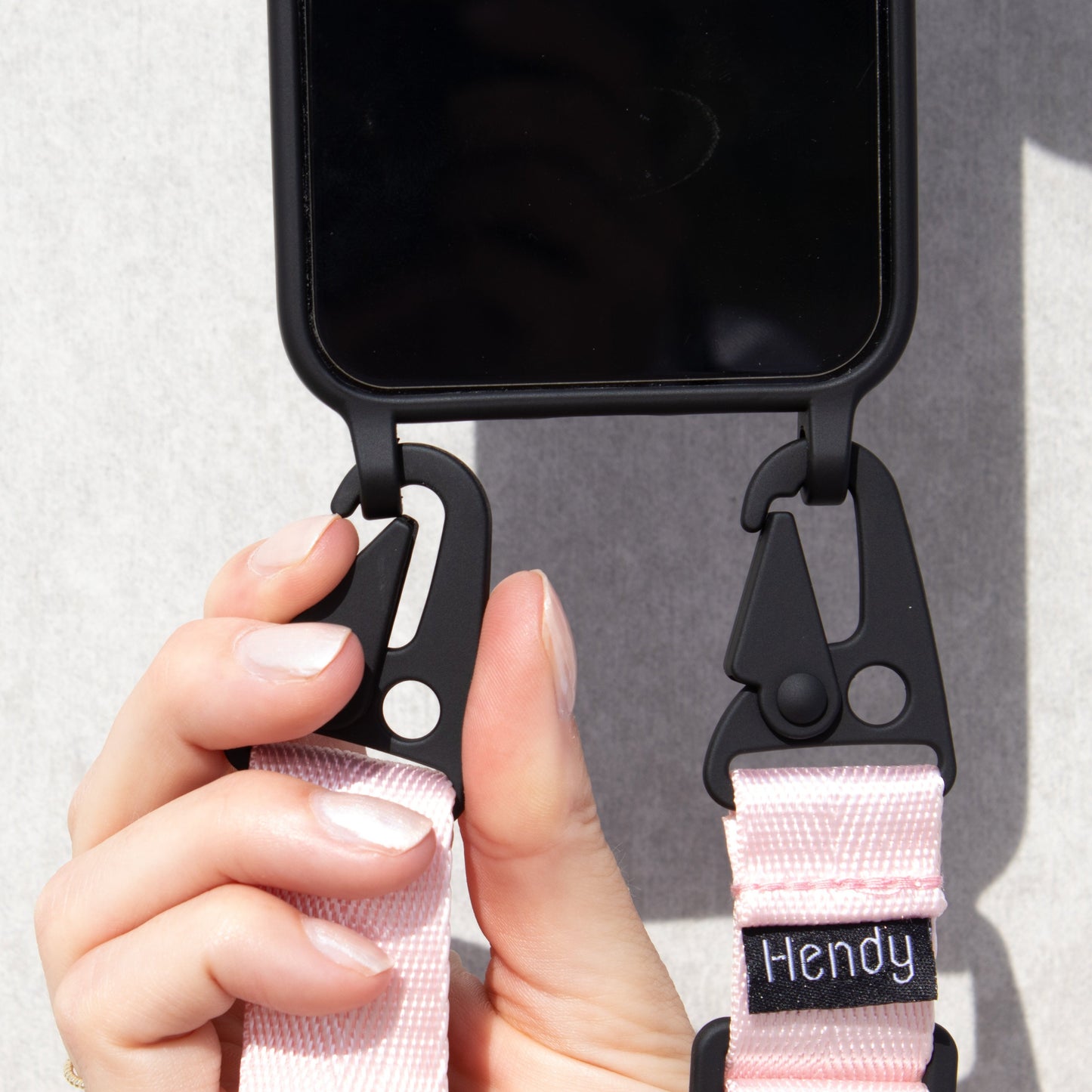 LIGHT PINK KOORD MET SWITCH CASE