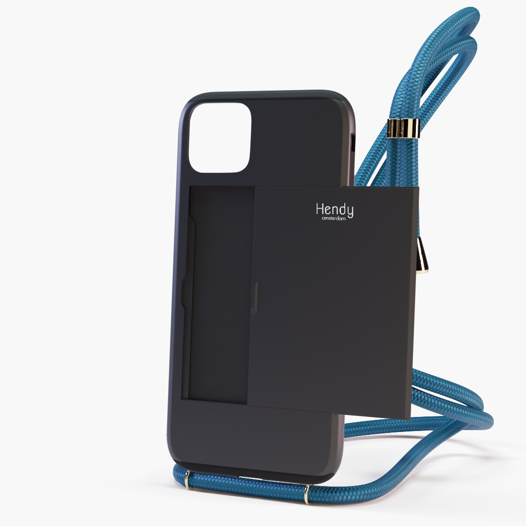 Petrol Blue Sophisticated Telefoonketting