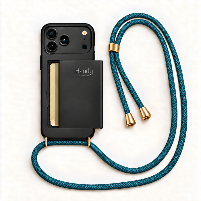 PETROL BLUE KOORD MET SOPHISTICATED CASE